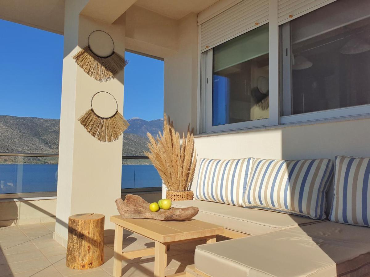 Boho Beach House In Itea-Delphi Exterior photo