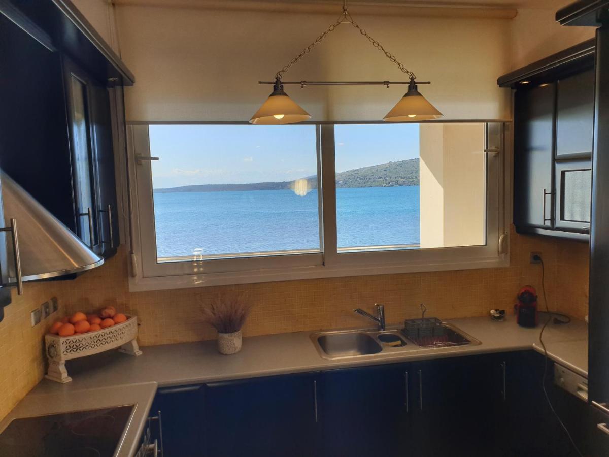 Boho Beach House In Itea-Delphi Exterior photo