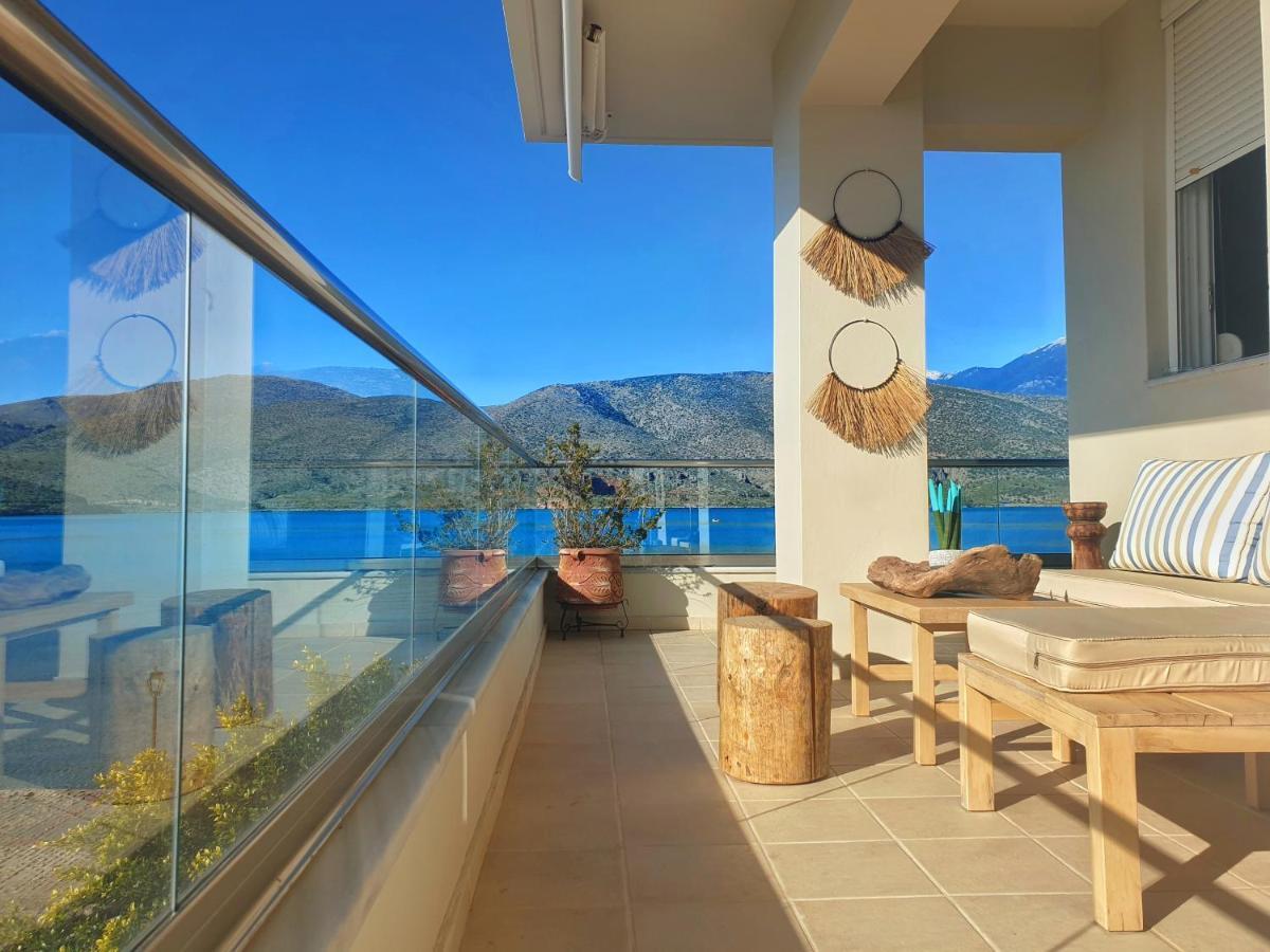 Boho Beach House In Itea-Delphi Exterior photo